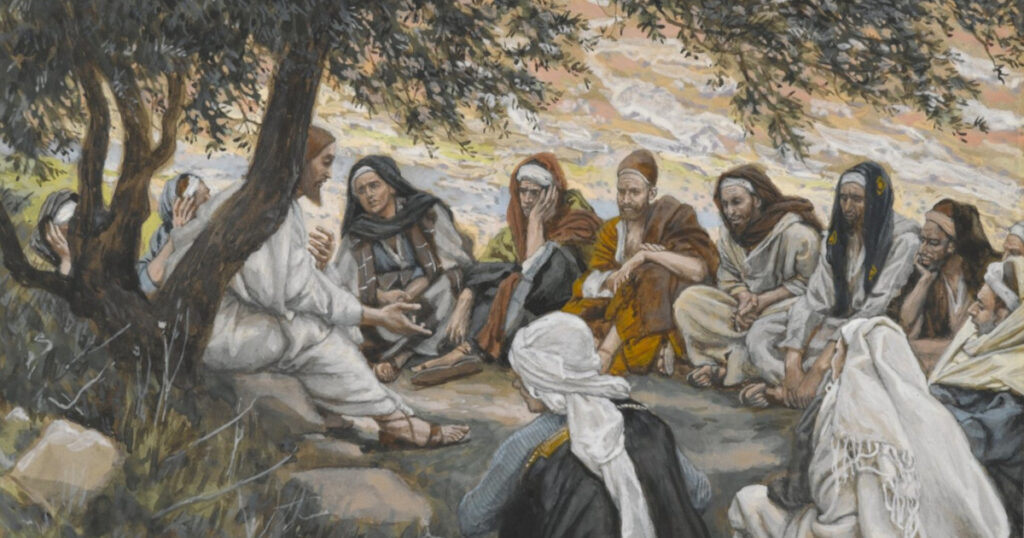 Jesus and his disciples