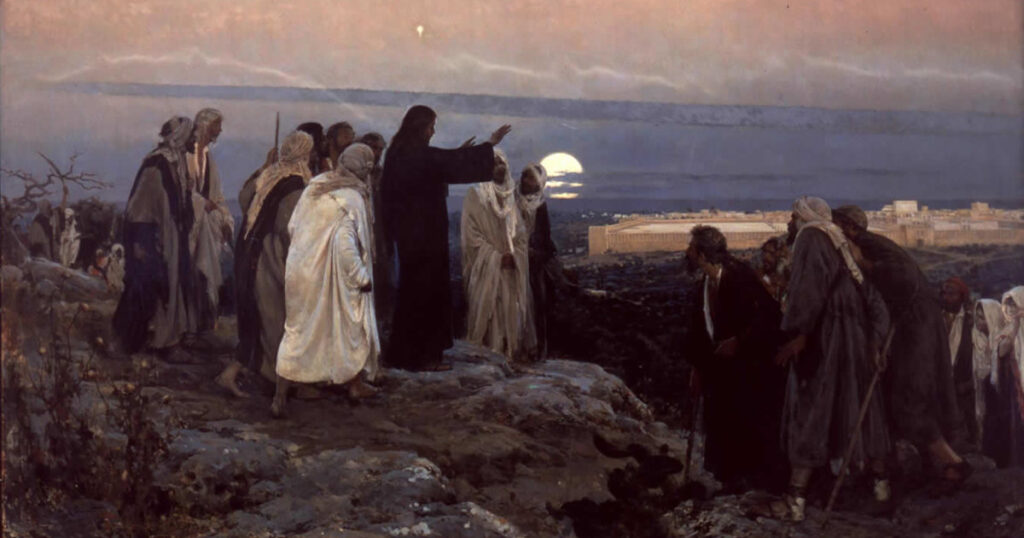 Jesus weeps over Jerusalem Simonet