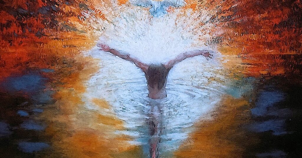 The baptism of the Christ