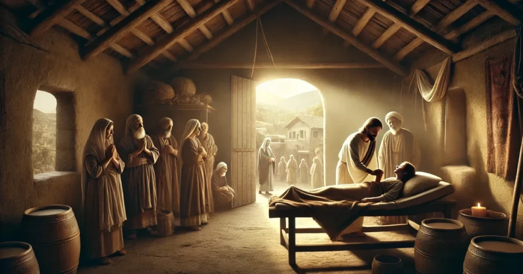 Jesus heals Jairus' daughter