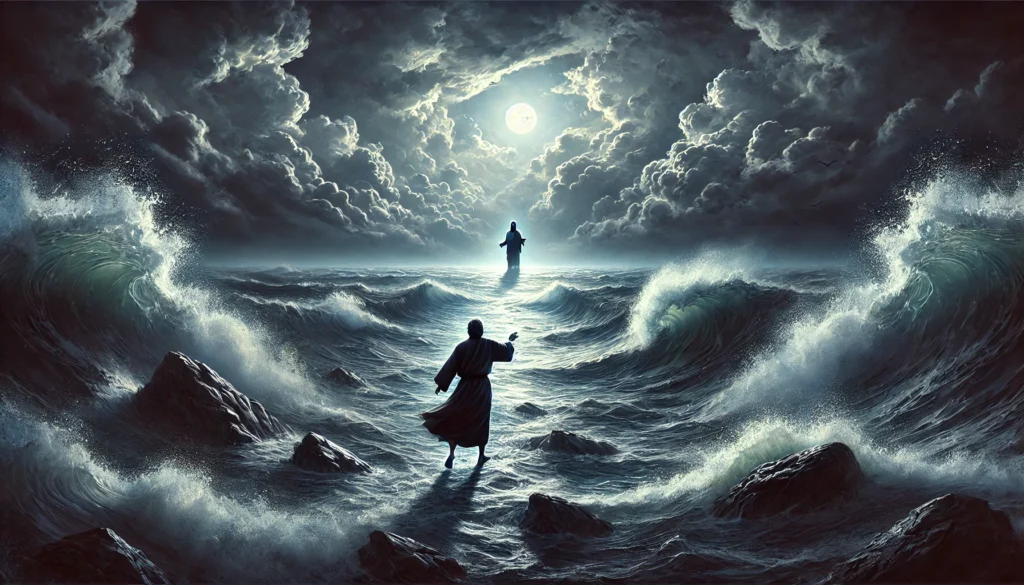 Peter walks on water Peter walks on water